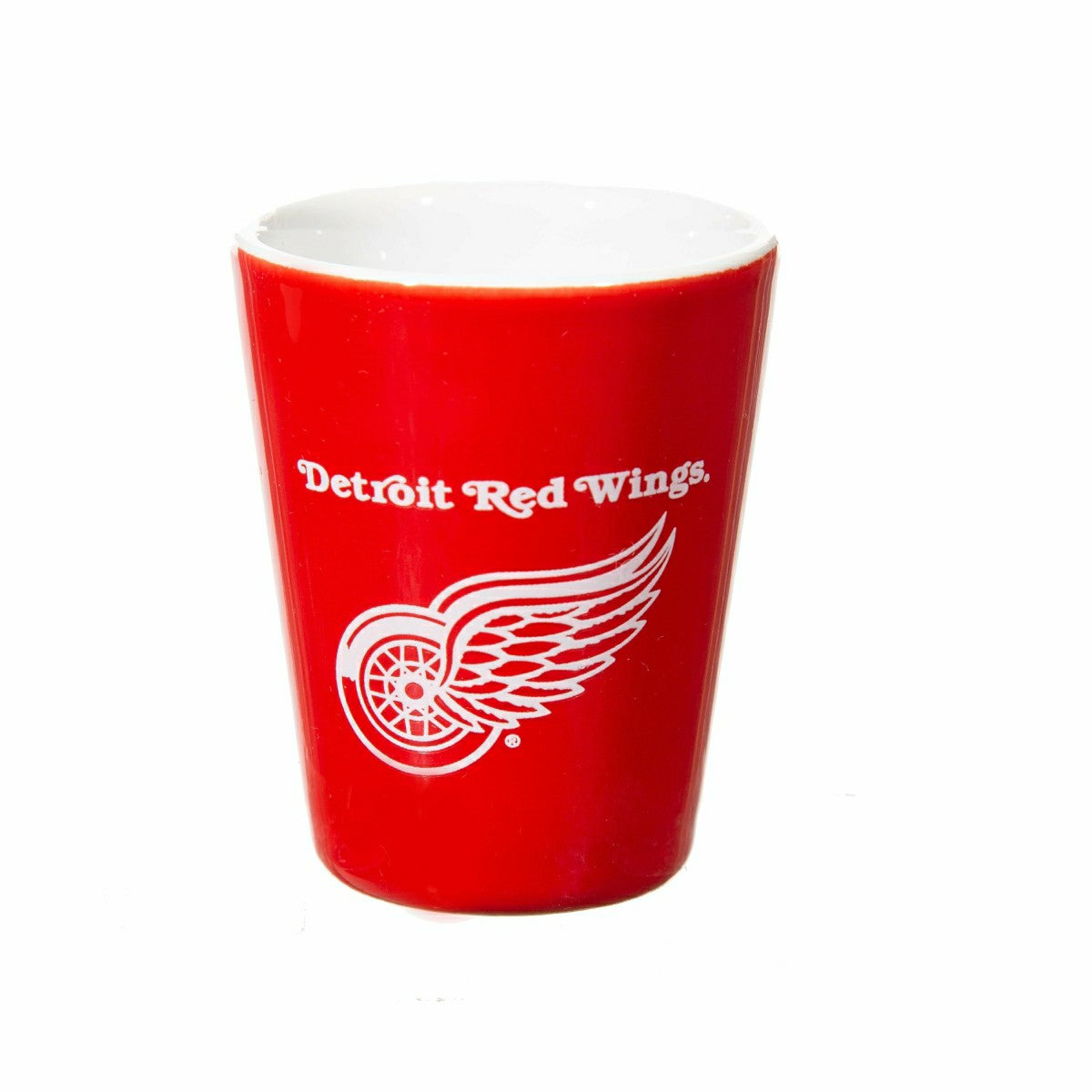 Detroit Red Wings 4-Piece Ceramic and Glass 2oz. Shot Glass Set, NHL, Home