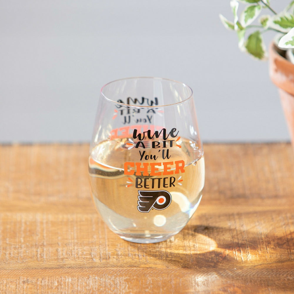 Philadelphia Flyers,17oz Boxed Stemless Glass, Home, NHL