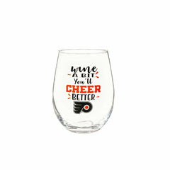 Philadelphia Flyers,17oz Boxed Stemless Glass, Home, NHL