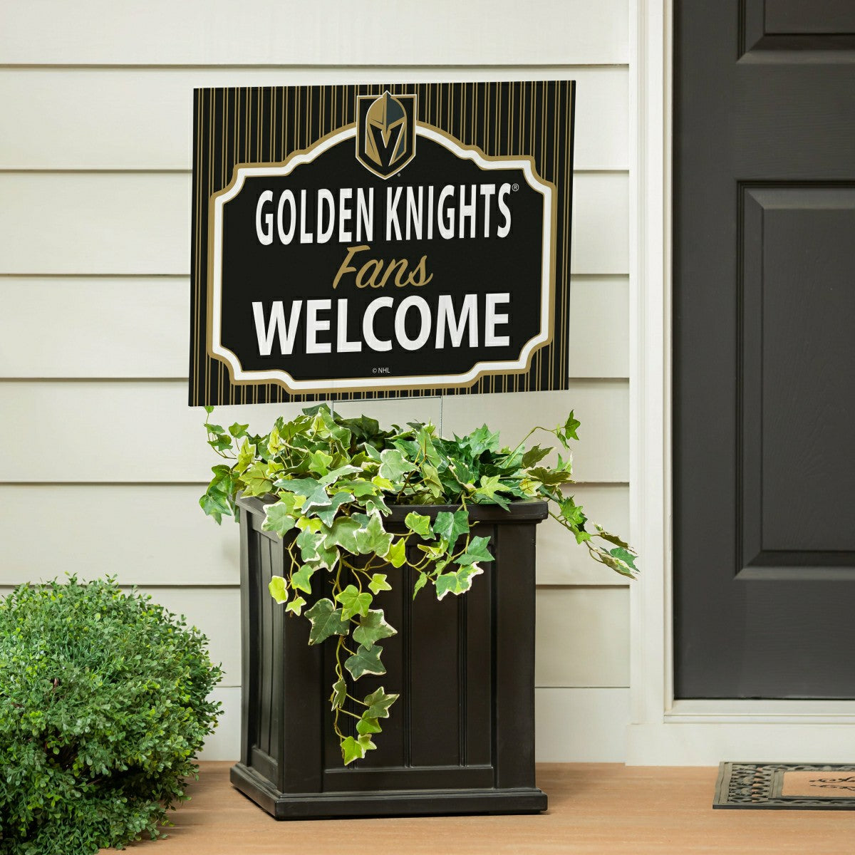 Las Vegas Golden Knights Coroplast Yard Sign, "Fans Welcome", NHL, Home