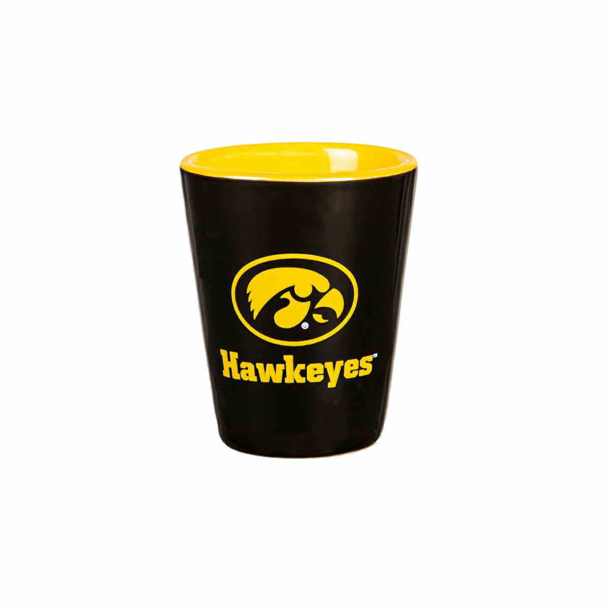 University of Iowa 4-Piece Ceramic and Glass 2oz. Shot Glass Set, Home, Collegiate