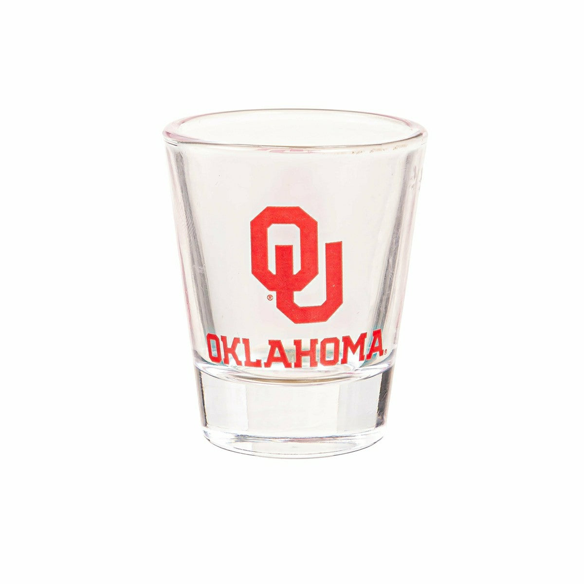 University of Oklahoma 4-Piece Ceramic and Glass 2oz. Shot Glass Set, Home, Collegiate