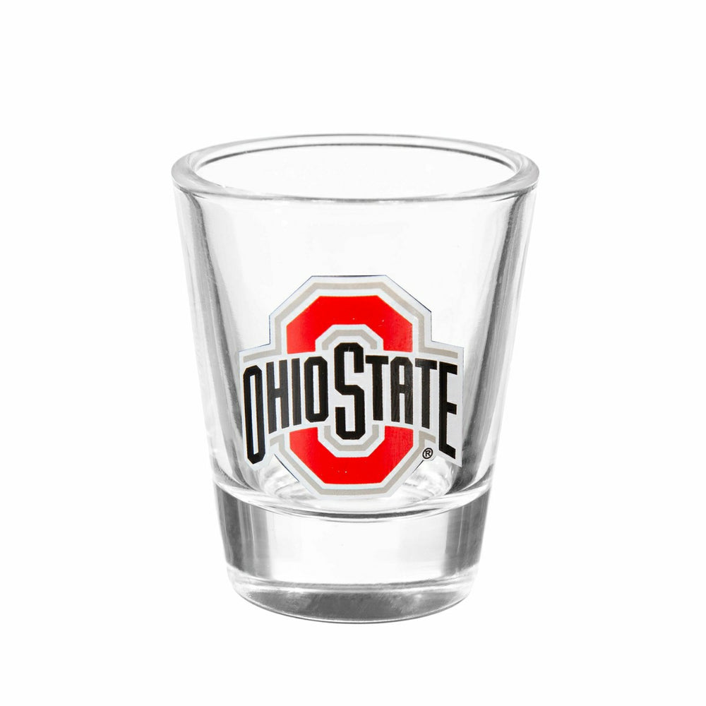 Ohio State University 4-Piece Ceramic and Glass 2oz. Shot Glass Set, Home, Collegiate