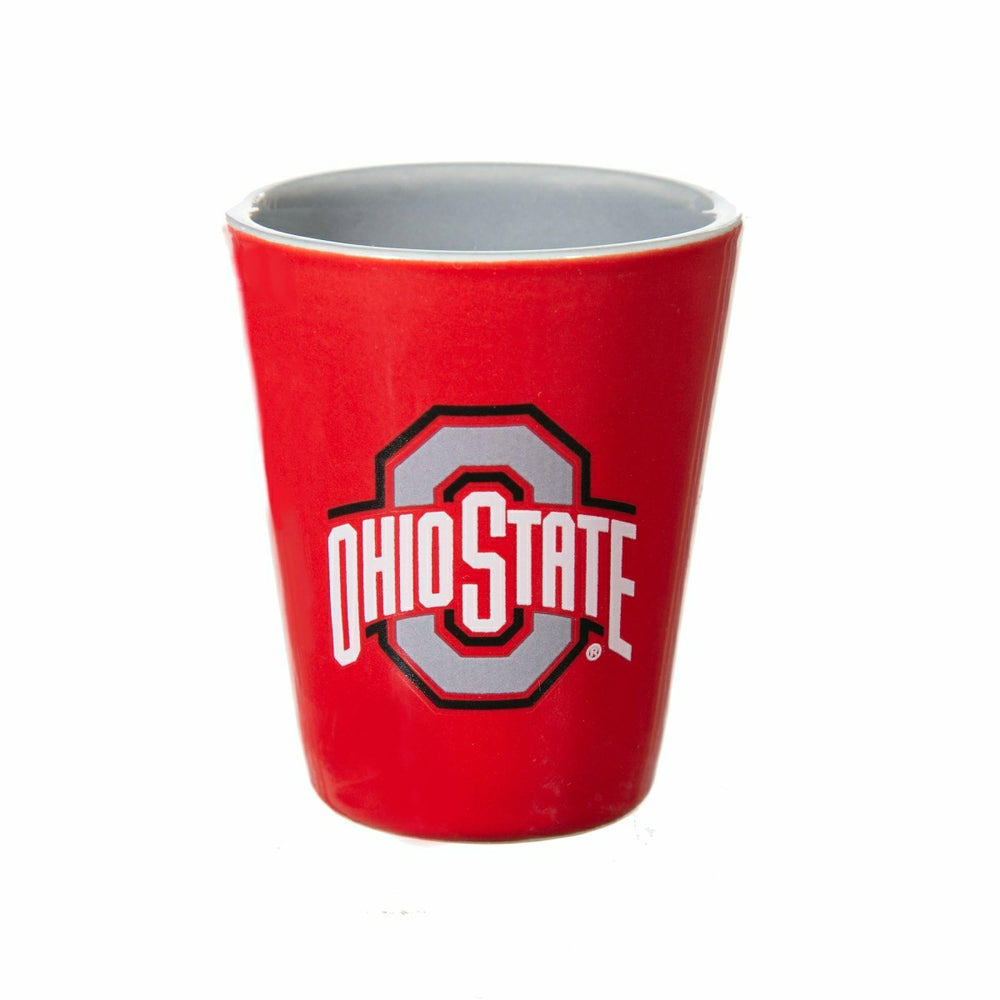 Ohio State University 4-Piece Ceramic and Glass 2oz. Shot Glass Set, Home, Collegiate