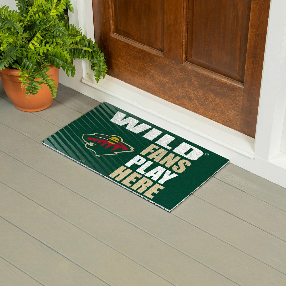 Minnesota Wild Fan Mat, 28"x16", NHL