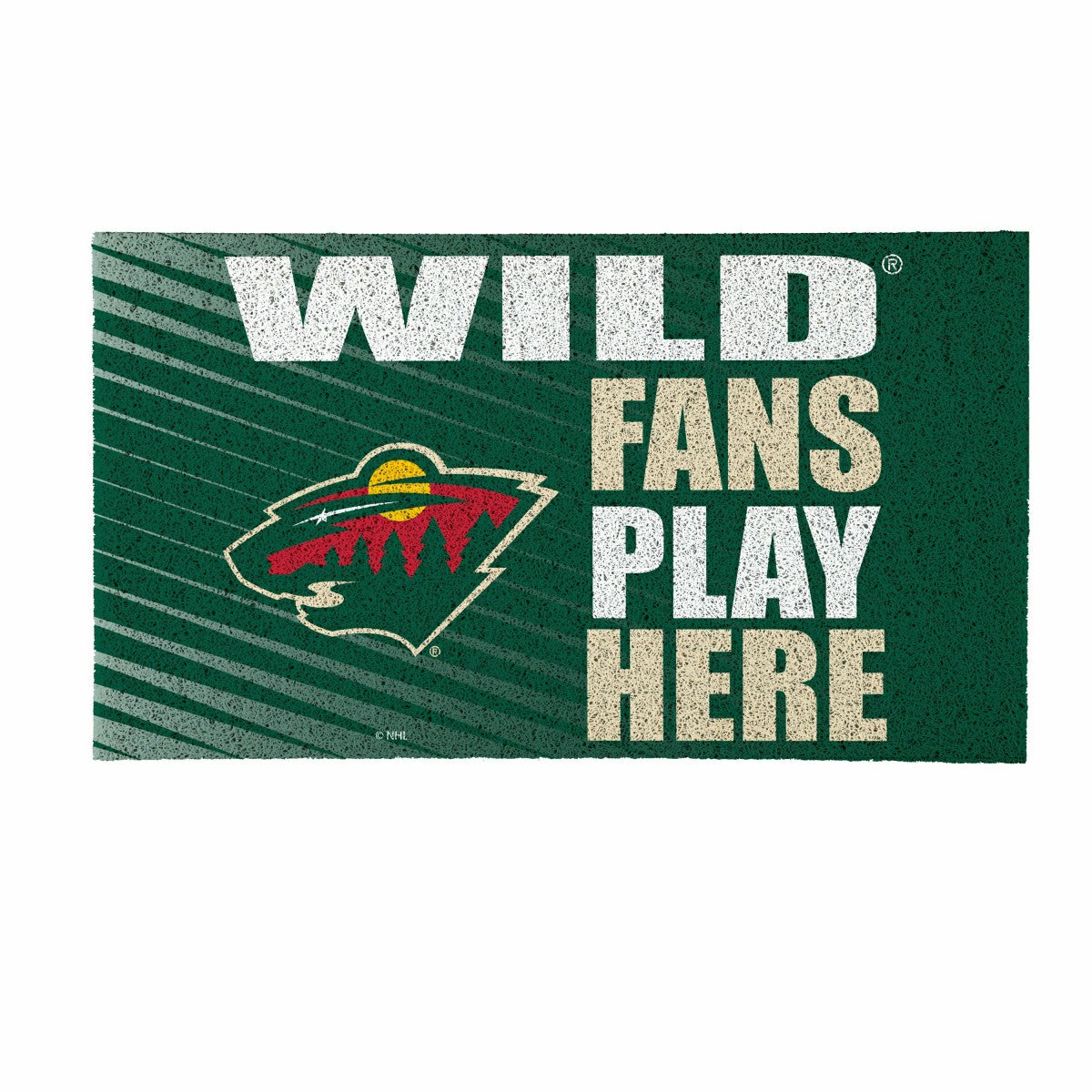 Minnesota Wild Fan Mat, 28"x16", NHL