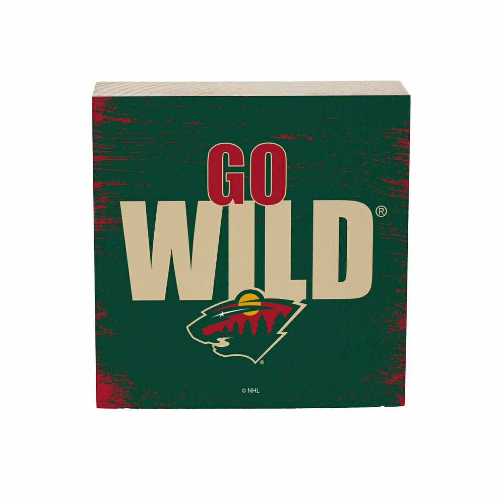 Minnesota Wild Plock, Down Home Fans, 6x6, NHL, Home