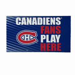 Montreal Canadiens Fan Mat, 28"x16", NHL