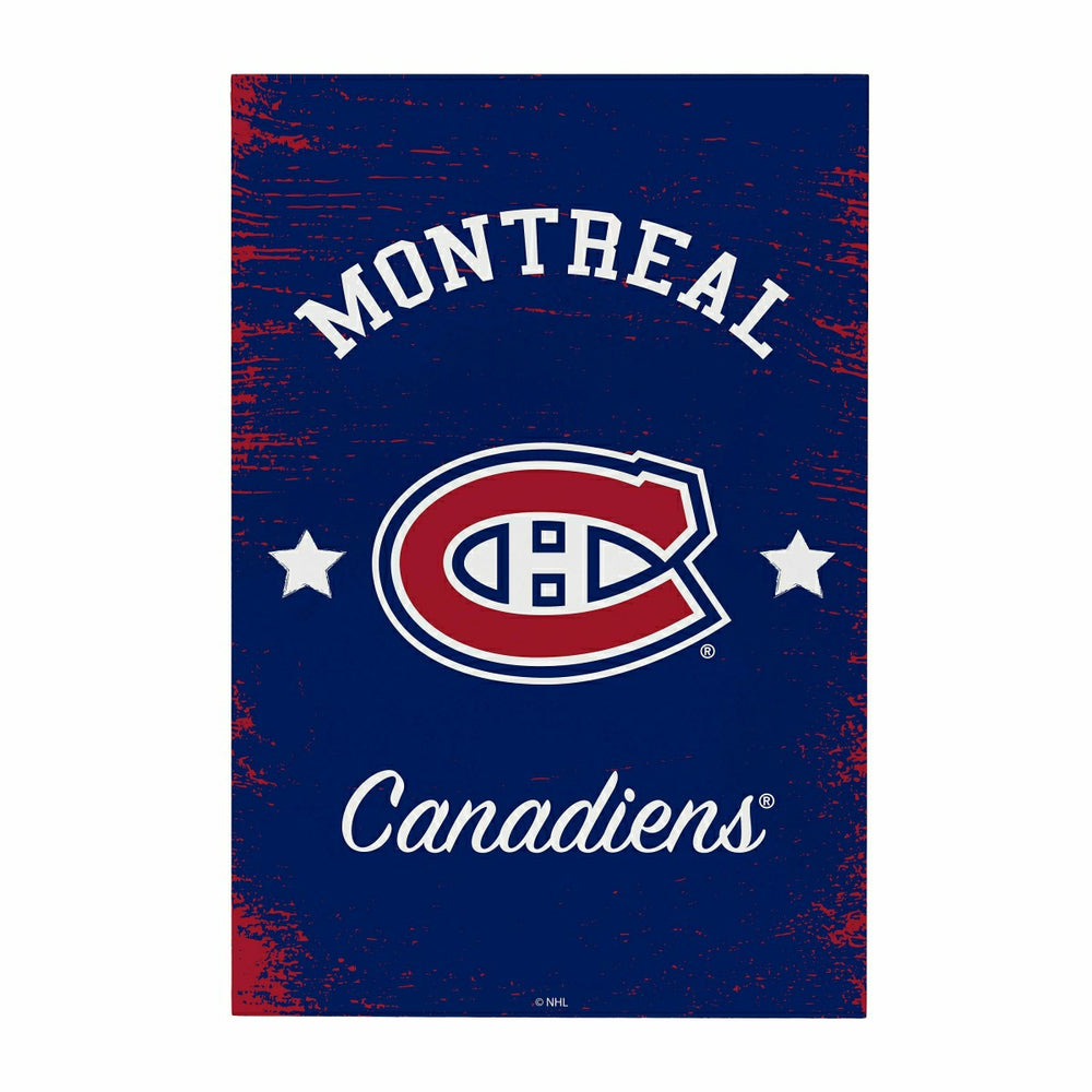 Montreal Canadiens Wood Wall Sign, 16x24, NHL, Home