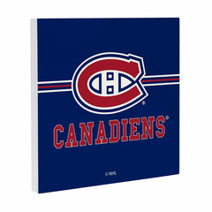 Montreal Canadiens Wood Wall Sign, 12x12, NHL, Home