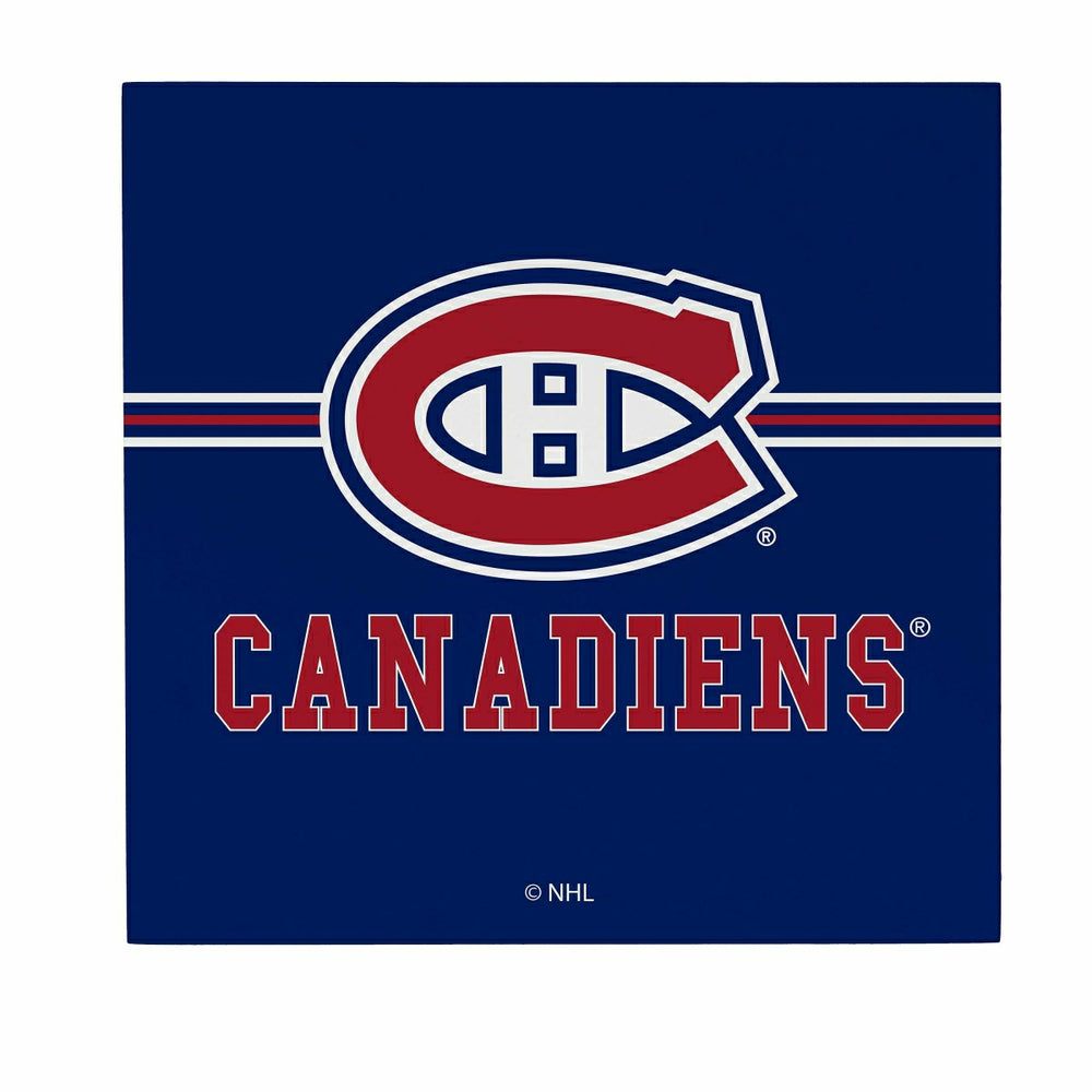 Montreal Canadiens Wood Wall Sign, 12x12, NHL, Home