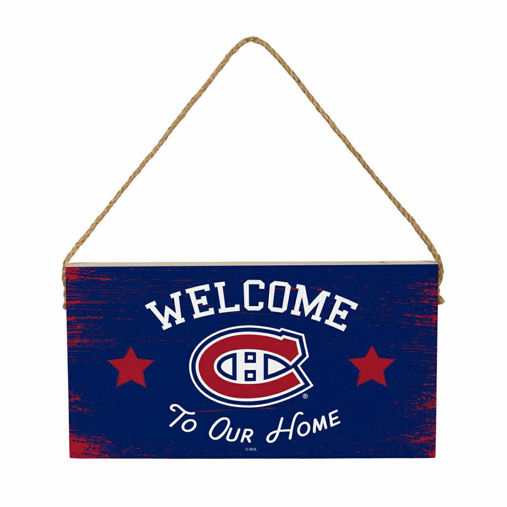 Montreal Canadiens Wood Wall Sign, 6x11, NHL, Home