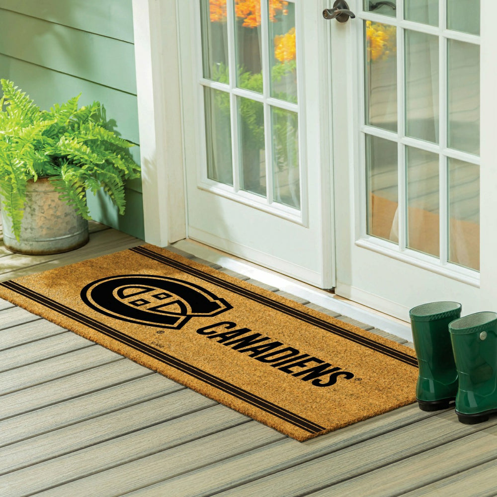 Montreal Canadiens Extra Large One Color Coir Mat, 60"x24", NHL