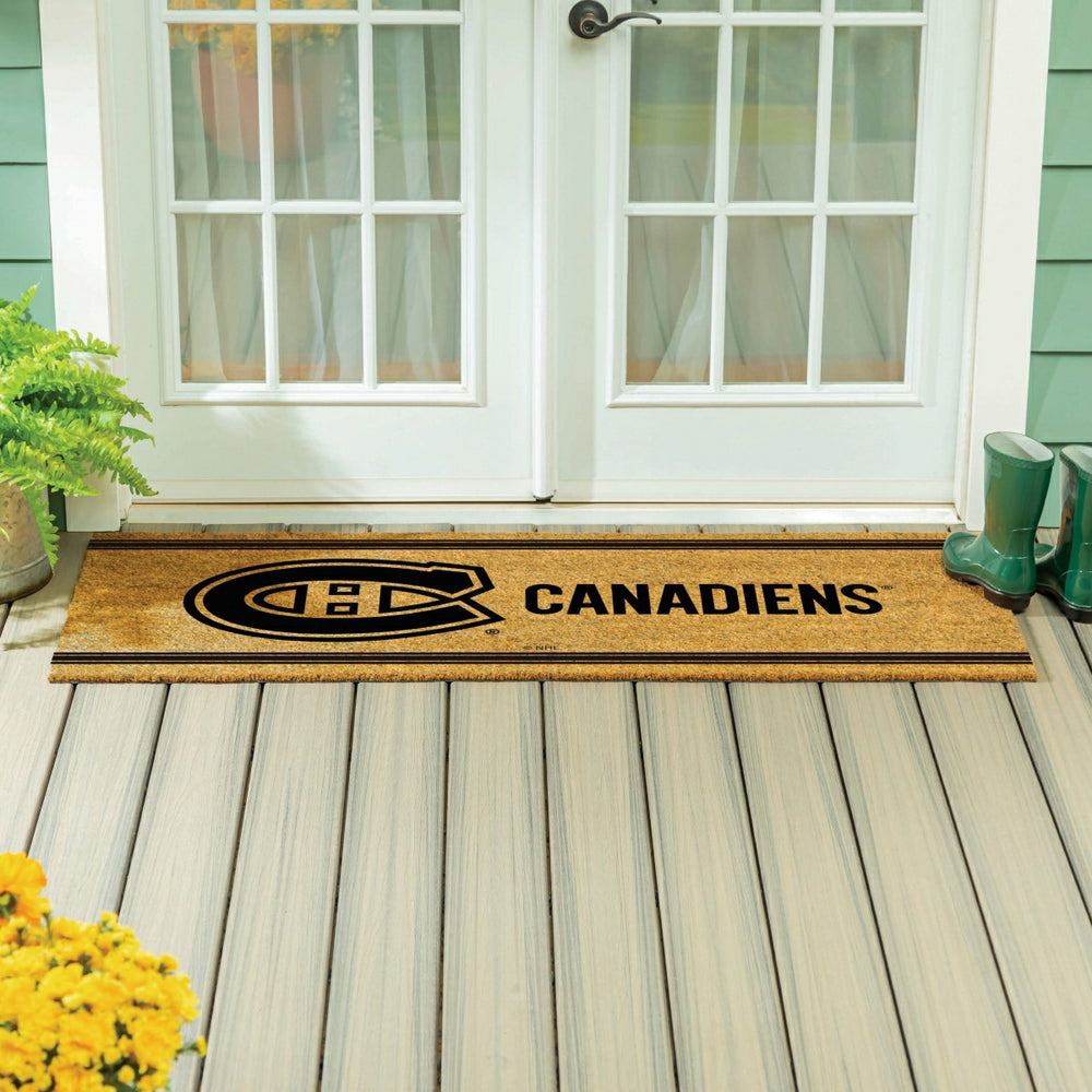 Montreal Canadiens Extra Large One Color Coir Mat, 60"x24", NHL