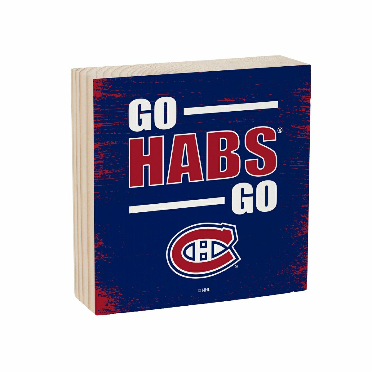 Montreal Canadiens Plock, Down Home Fans, 6x6, NHL, Home