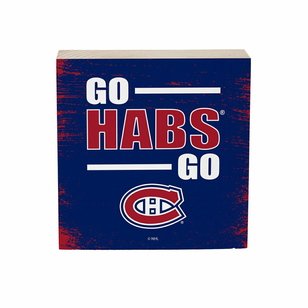 Montreal Canadiens Plock, Down Home Fans, 6x6, NHL, Home