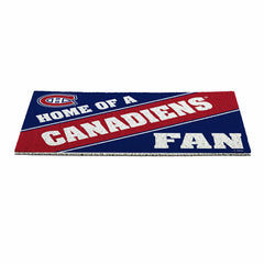 Montreal Canadiens, PVC Mat COLOR, Home of a Fan, NHL