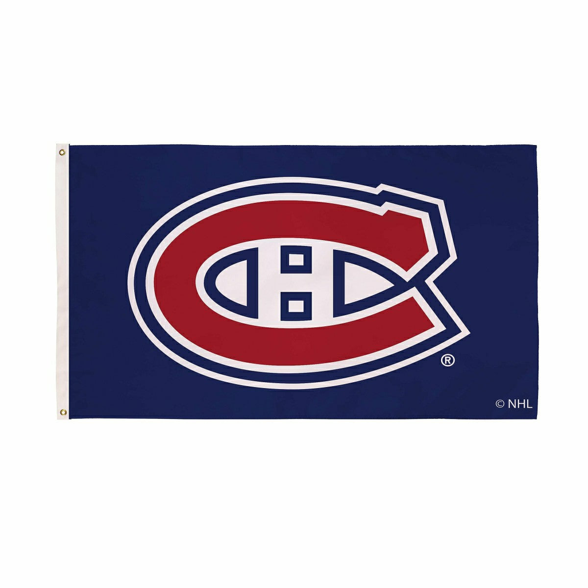 Montreal Canadiens Single Sided Flag with 2 Grommets, 3'x5', NHL, Home