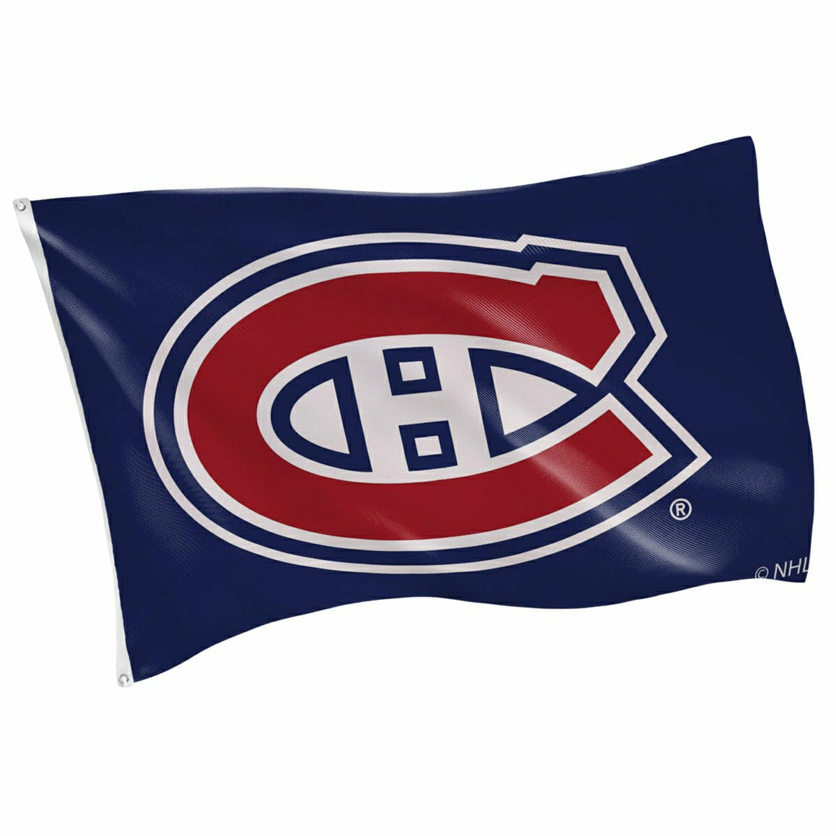 Montreal Canadiens Single Sided Flag with 2 Grommets, 3'x5', NHL, Home