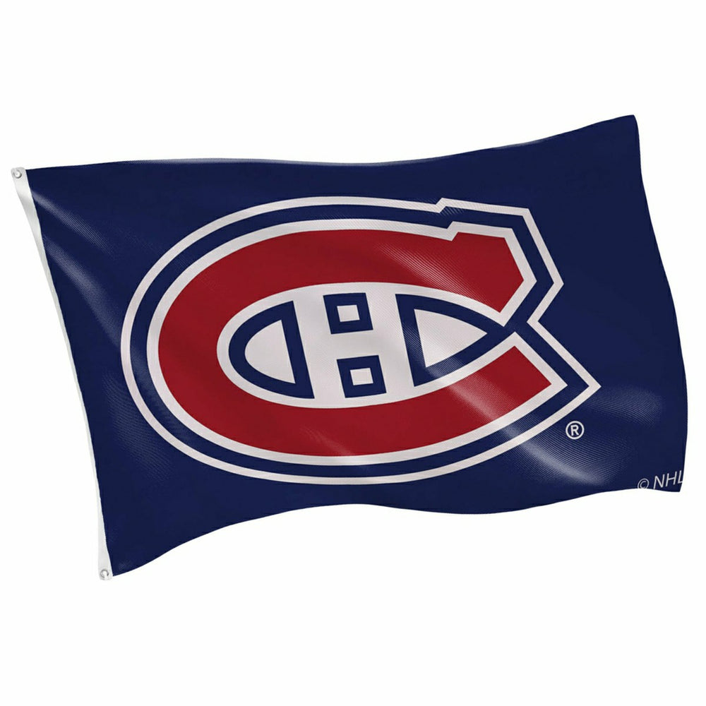 Montreal Canadiens Single Sided Flag with 2 Grommets, 3'x5', NHL, Home