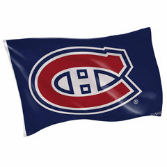 Montreal Canadiens Single Sided Flag with 2 Grommets, 3'x5', NHL, Home