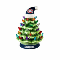 8" LED Ceramic Christmas Tree, Montreal Canadiens, NHL, Home