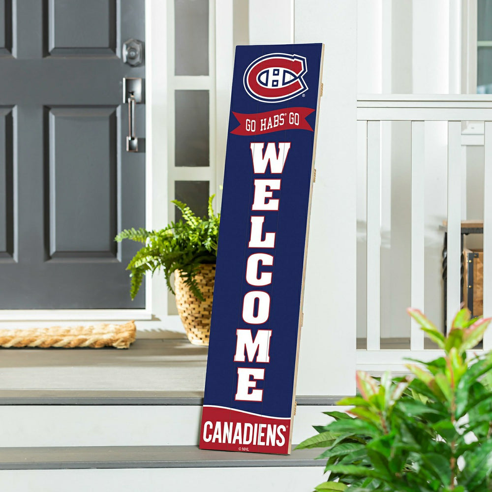 Montreal Canadiens Large Single Sided Leaner, 46", NHL, Home