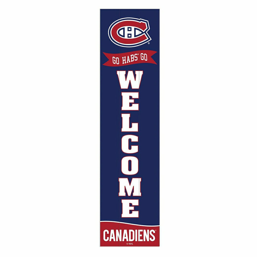 Montreal Canadiens Large Single Sided Leaner, 46", NHL, Home
