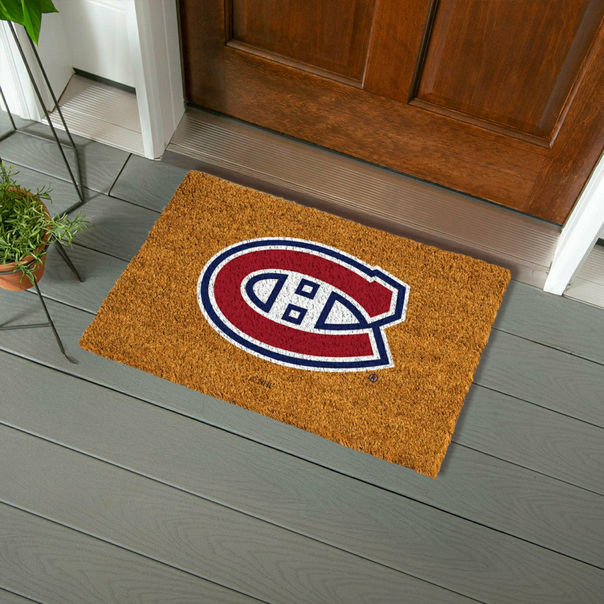 Coir Mat, 16"x28", Montreal Canadiens, NHL