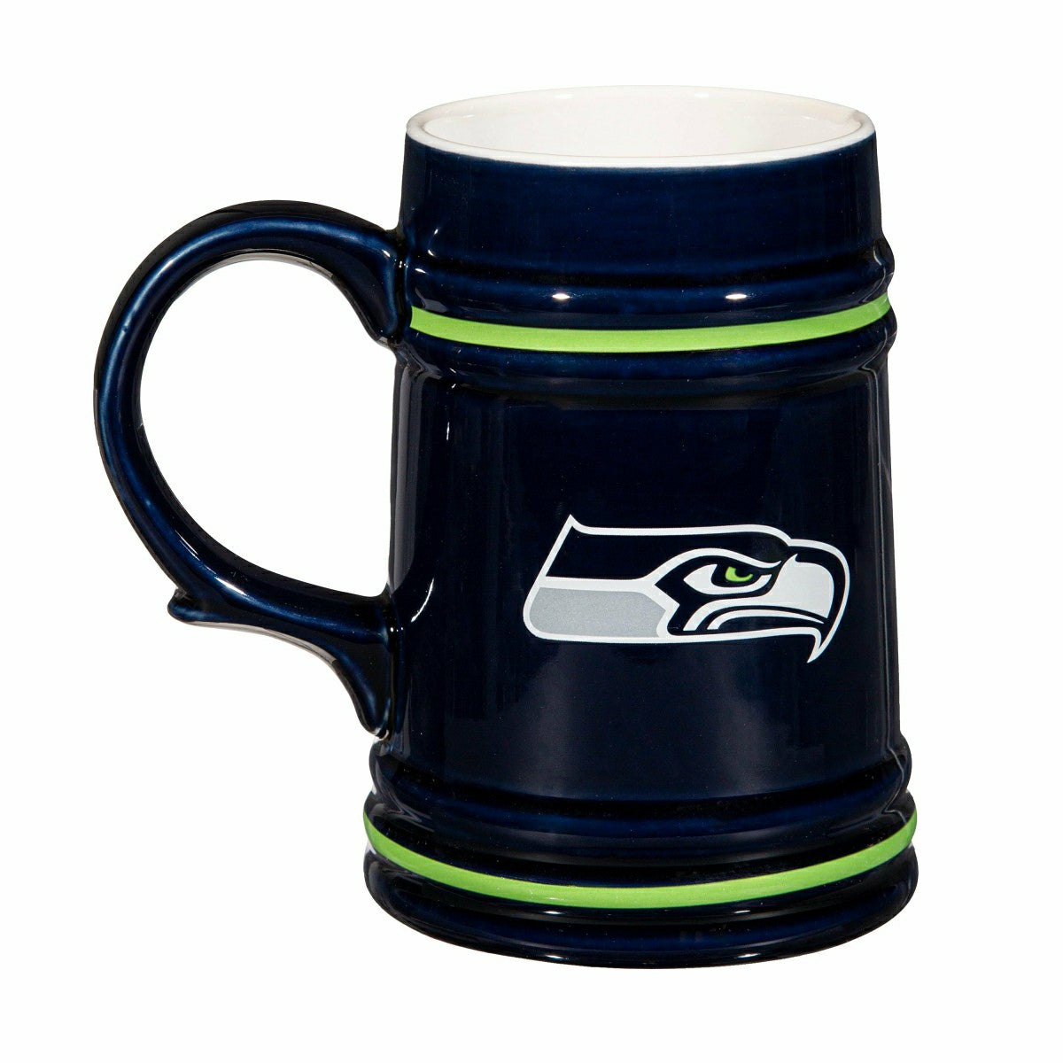 Seattle Seahawks Ceramic Stein Cup, 24oz, Home, NFL