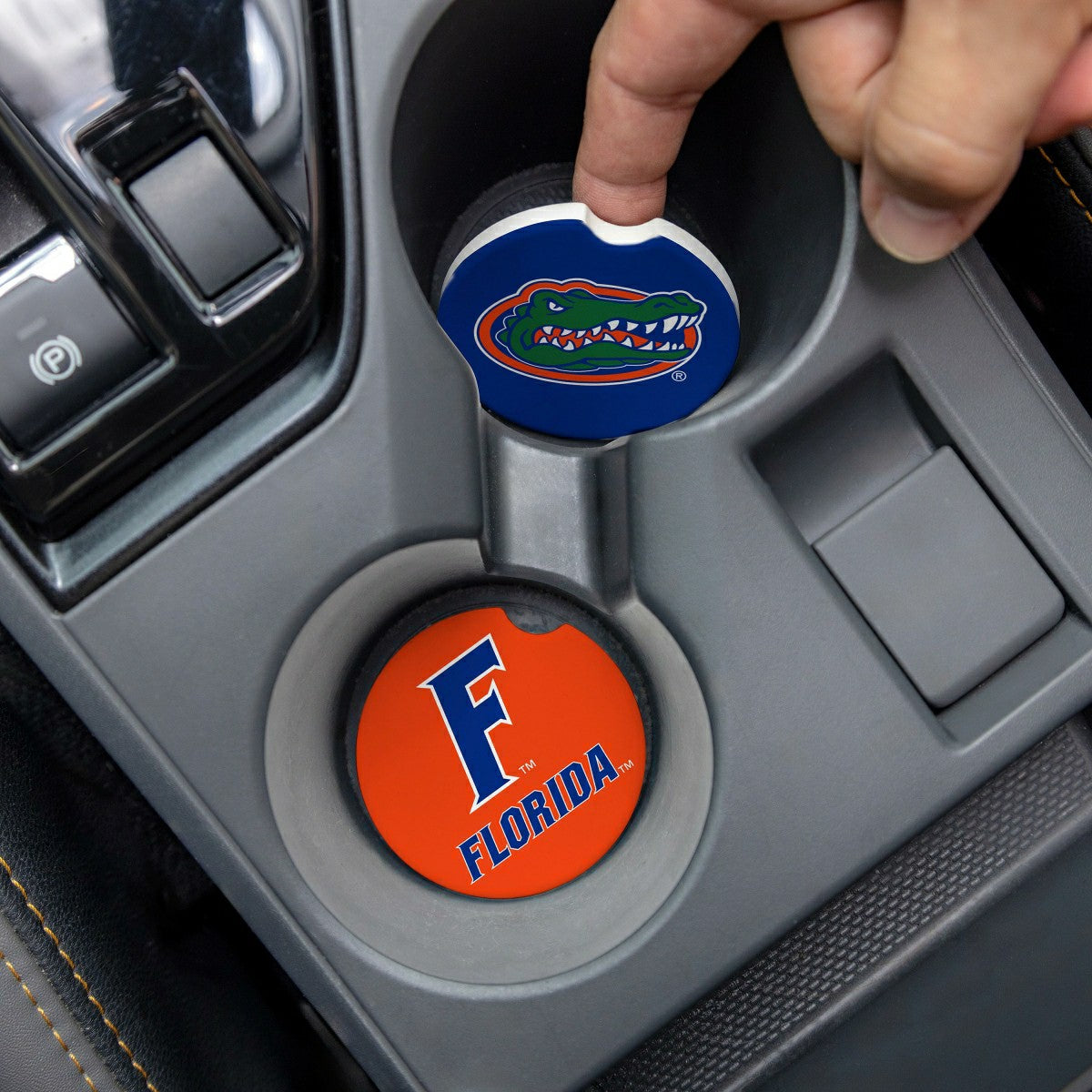 University of Florida Car Coaster Set, 2pc, Home, Collegiate