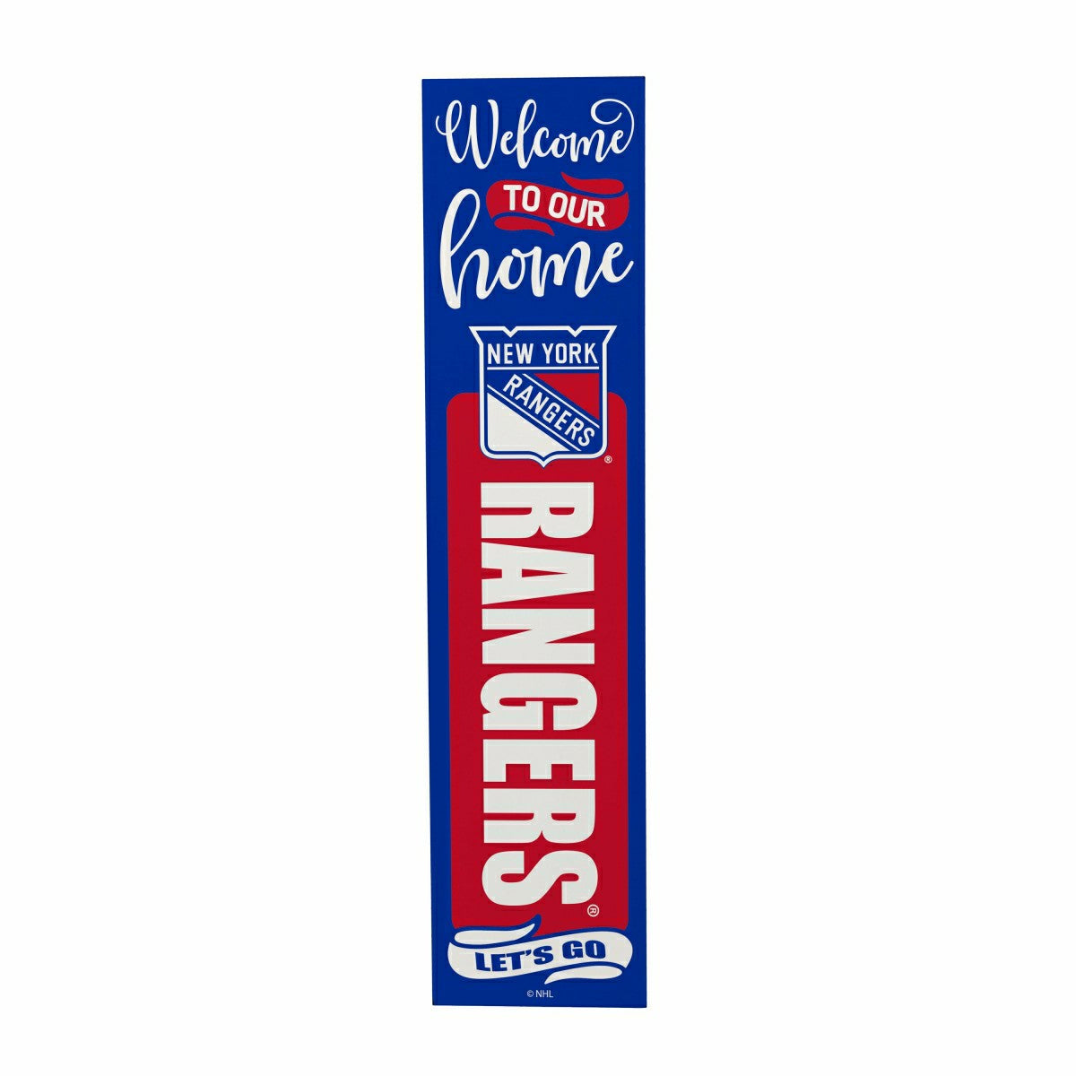 New York Rangers 47" Double Sided Leaner, Halloween, NHL, Home