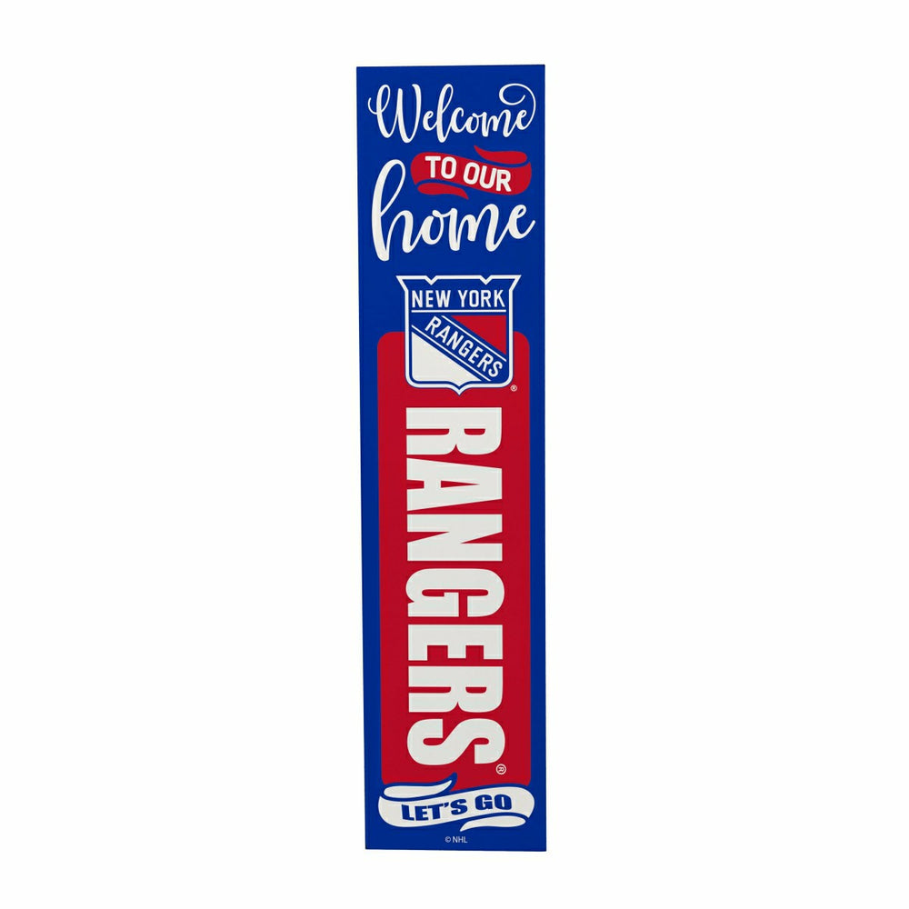 New York Rangers 47" Double Sided Leaner, Halloween, NHL, Home