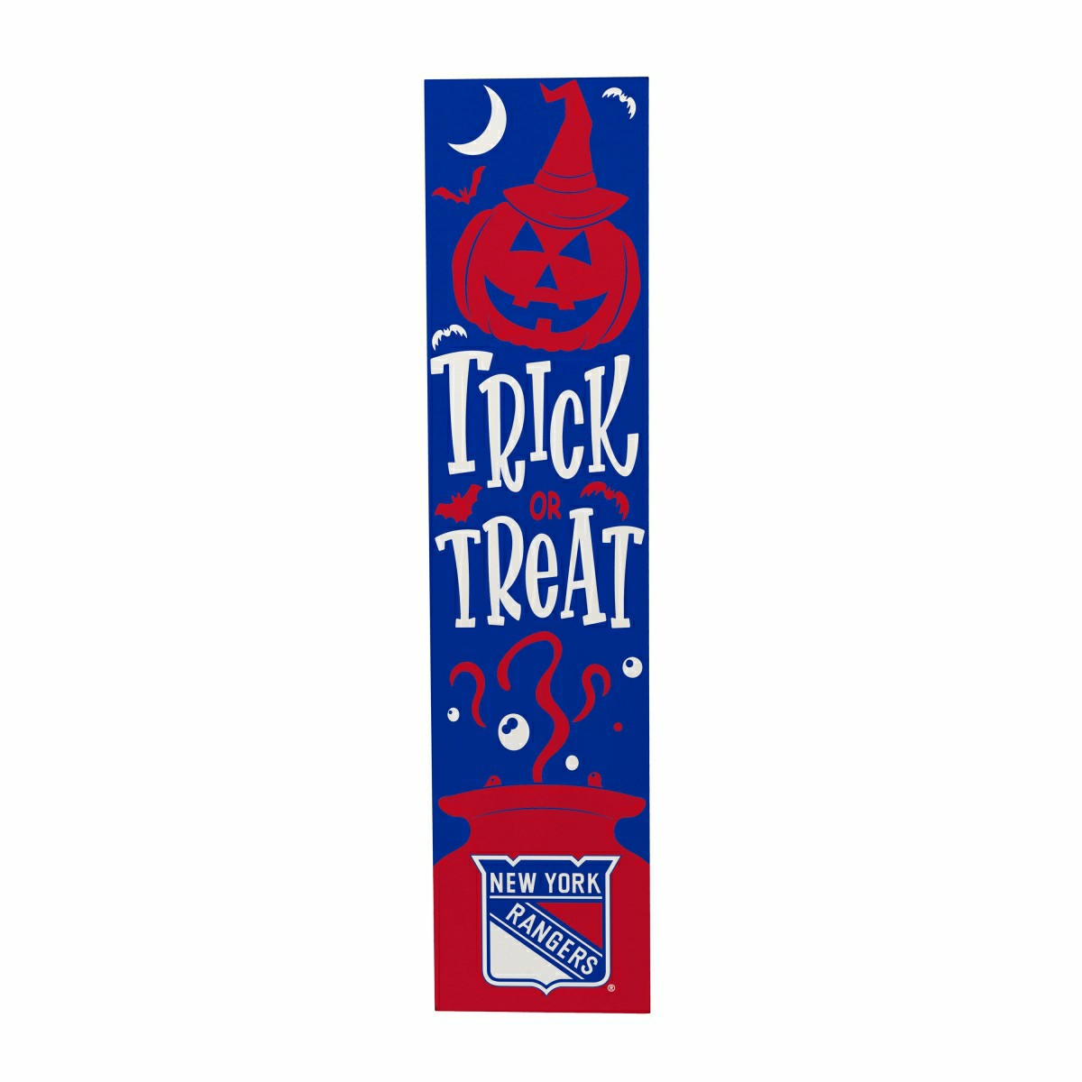 New York Rangers 47" Double Sided Leaner, Halloween, NHL, Home