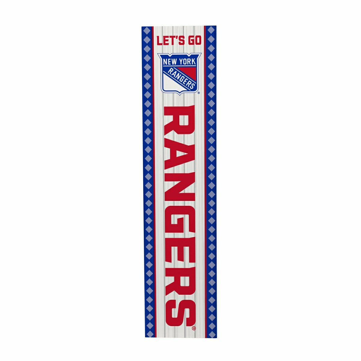 New York Rangers 47" Double Sided Leaner, Christmas, NHL, Home