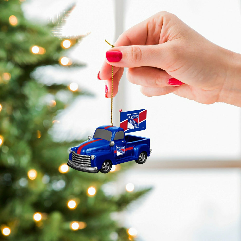 New York Rangers Rally Truck Ornament, Set of 2, NHL, Home