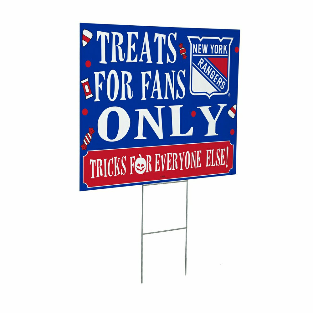 New York Rangers Yard Sign, Halloween Treats for Fans, NHL, Home
