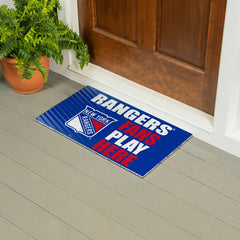 New York Rangers Fan Mat, 28"x16", NHL