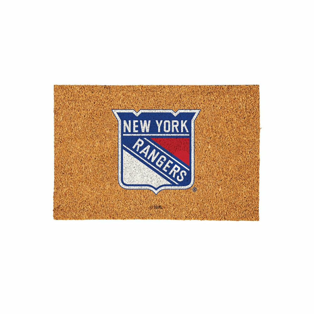 New York Rangers Large Full Color Coir Mat, 36"x24", NHL