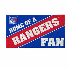 New York Rangers, PVC Mat COLOR, Home of a Fan, NHL
