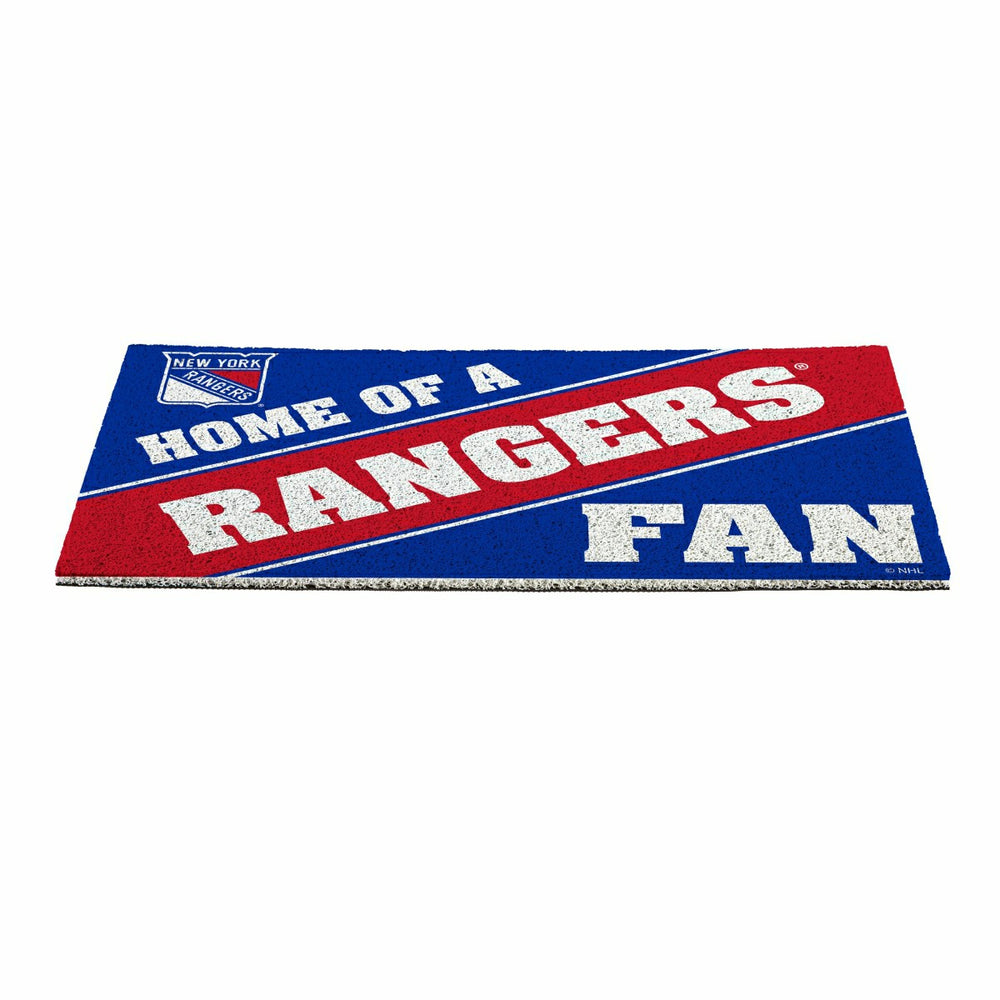New York Rangers, PVC Mat COLOR, Home of a Fan, NHL