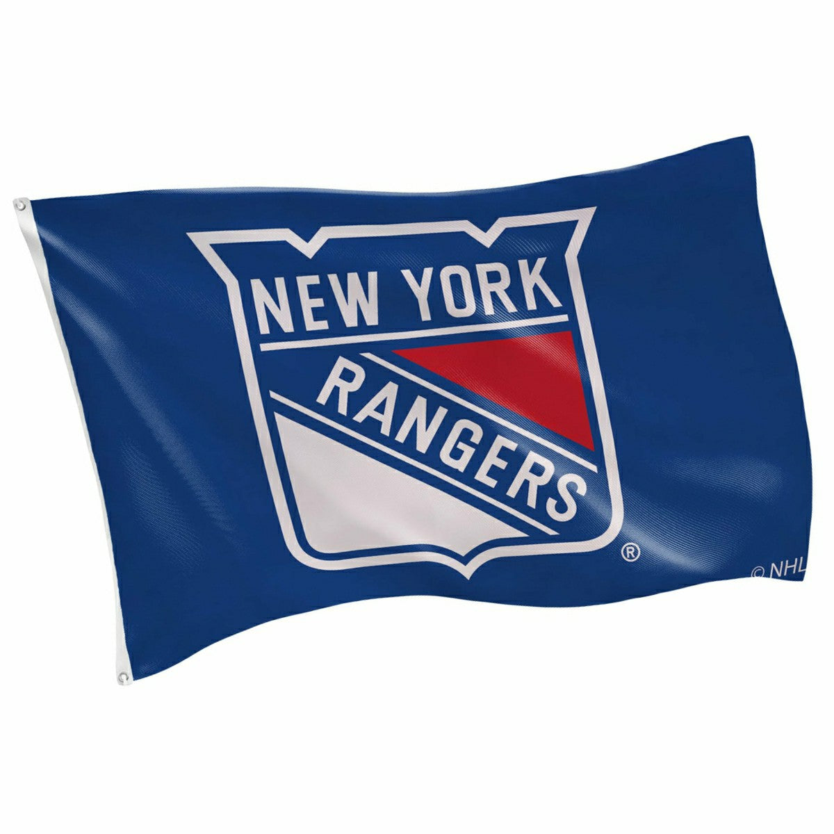 New York Rangers Single Sided Flag with 2 Grommets, 3'x5', NHL, Home