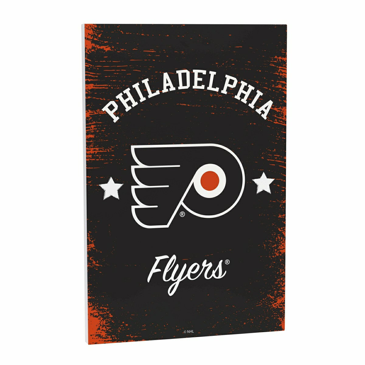 Philadelphia Flyers Wood Wall Sign, 16x24, NHL, Home