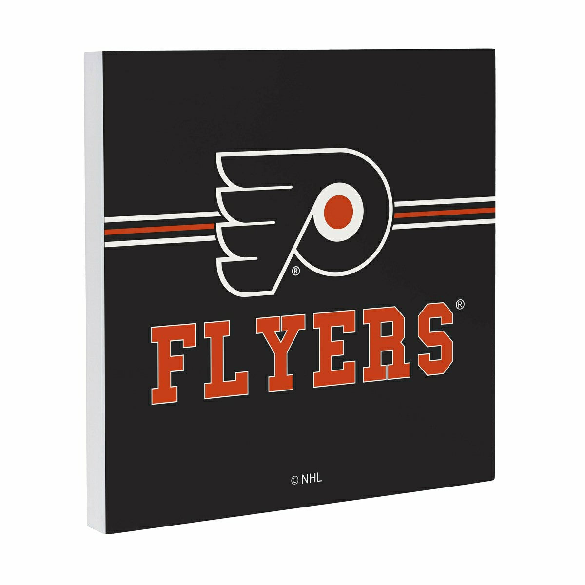 Philadelphia Flyers Wood Wall Sign, 12x12, NHL, Home