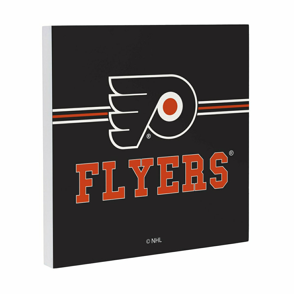 Philadelphia Flyers Wood Wall Sign, 12x12, NHL, Home