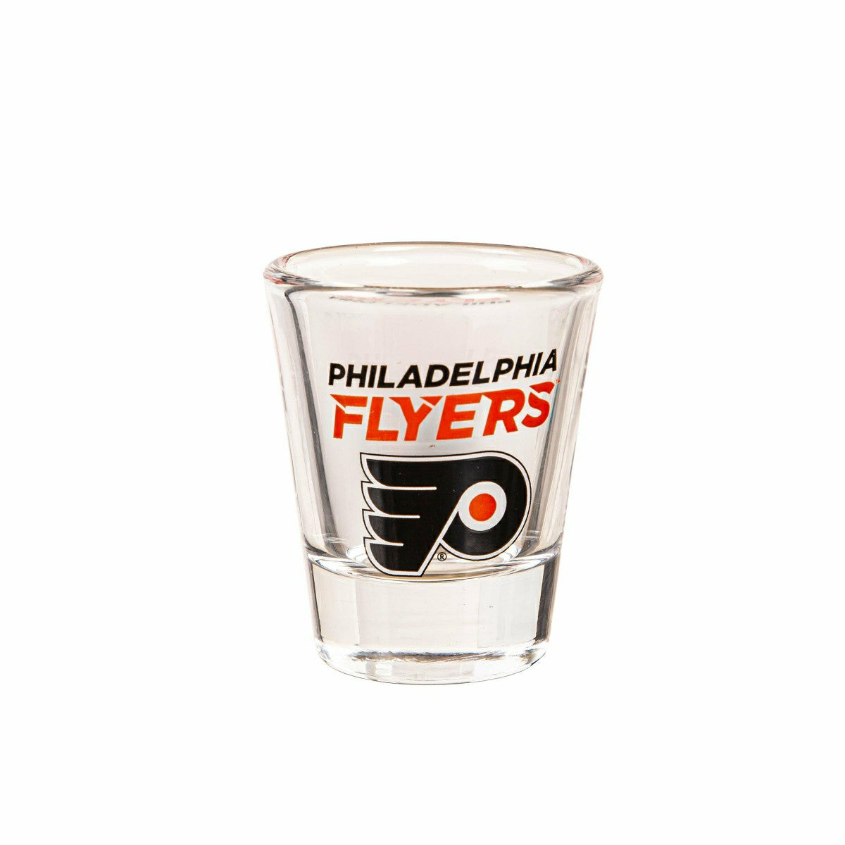 Philadelphia Flyers 4-Piece Ceramic and Glass 2oz. Shot Glass Set, NHL, Home