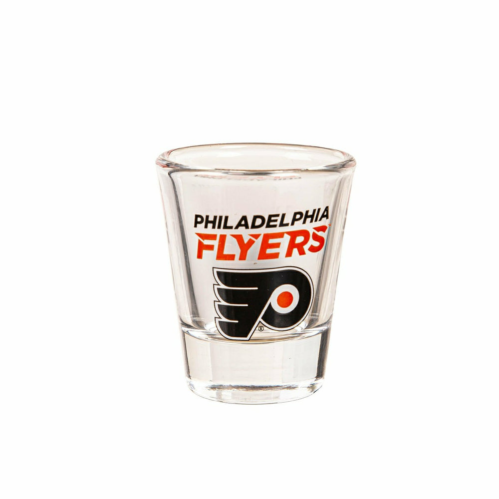 Philadelphia Flyers 4-Piece Ceramic and Glass 2oz. Shot Glass Set, NHL, Home