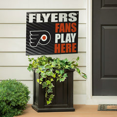 Philadelphia Flyers Coroplast Yard Sign "Fans Play Here", NHL, Home