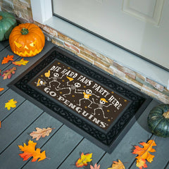 Pittsburgh Penguins Flocked Coir Halloween Sassafras Switch Mat, 22"x1, NHL