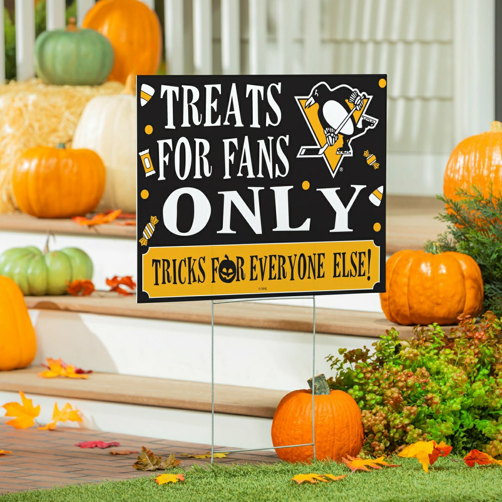Pittsburgh Penguins Yard Sign, Halloween Treats for Fans, NHL, Home